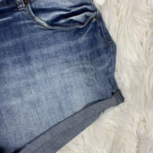 NEW Sts Blue Nordstrom denim raw edge shorts - Picture 3 of 5
